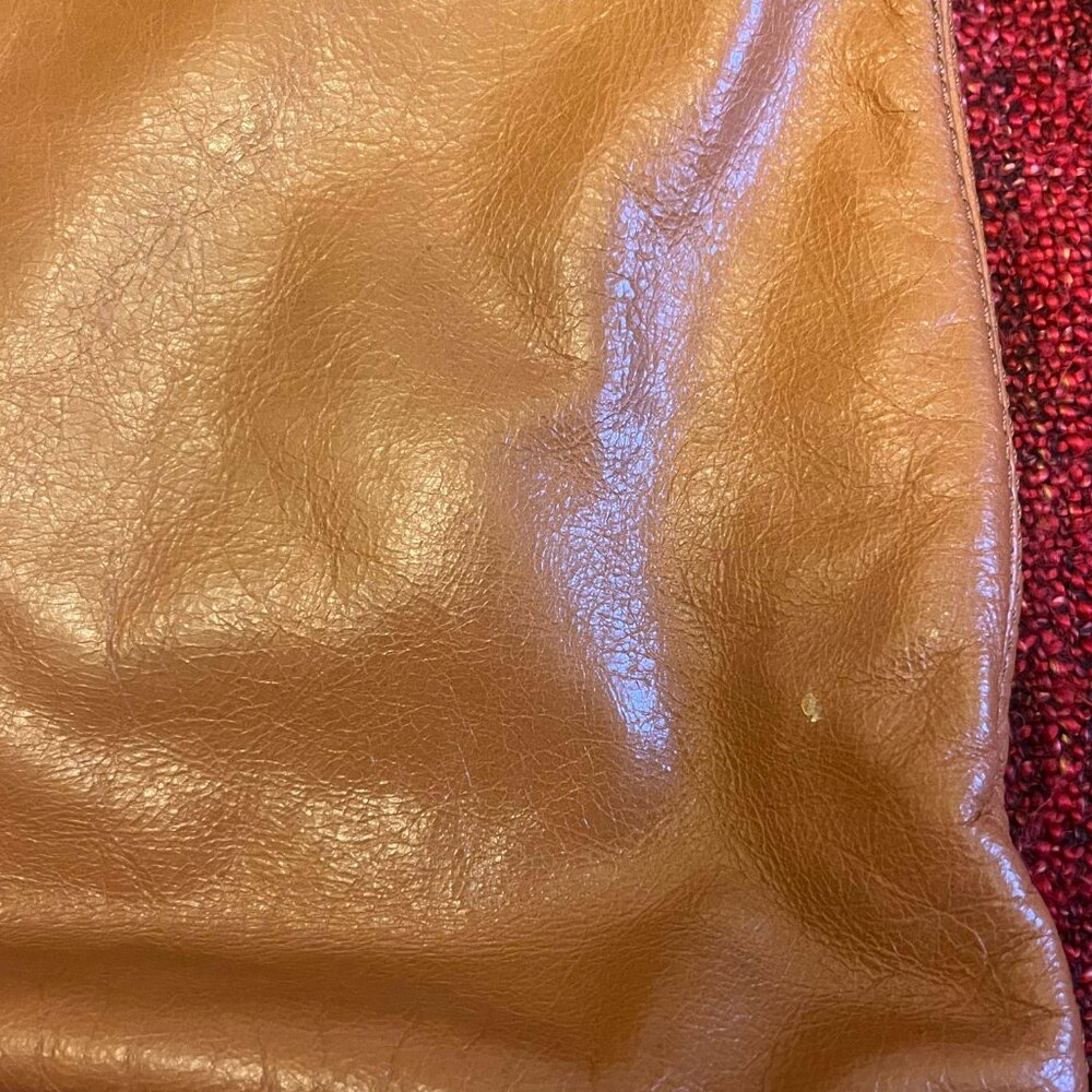 Tory Burch Tan Leather Foldover Bag - Picture 11 of 13